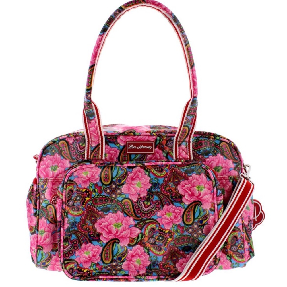 Lou Harvey Pink Marina Diaper Bag! NEW! - Picture 2 of 11